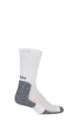 Mens 1 Pair Thorlos Lite Running Thin Cushion Crew Socks - White