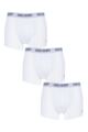 Mens 3 Pack Lyle & Scott Barclay Cotton Stretch Trunks - Bright White