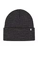 Mens and Women's 1 Pack SOCKSHOP Heat Holders Lite Maple Turnover Hat - Charcoal