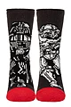 Kids 1 Pair SOCKSHOP Heat Holders Disney Star Wars 1.6 TOG Lite Darth Vader and Stormtrooper Thermal Socks - Black