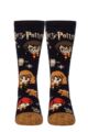 Kids 1 Pair SOCKSHOP Heat Holders Harry Potter 1.6 TOG Lite Thermal Socks - Navy