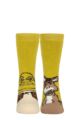 Kids 1 Pair SOCKSHOP Heat Holders Shrek 1.6 TOG Lite Thermal Socks - Green