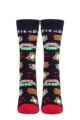 Ladies 1 Pair SOCKSHOP Heat Holders 1.6 TOG Lite Friends Thermal Socks - Navy