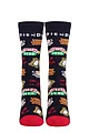 Women's 1 Pair SOCKSHOP Heat Holders 1.6 TOG Lite Friends Thermal Socks - Navy