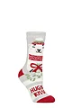 Women's 1 Pair SOCKSHOP Heat Holders Lite Christmas Socks - Hugs & Kisses