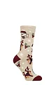 Women's 1 Pair SOCKSHOP Heat Holders Lite Christmas Socks - Snowy Christmas