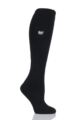 Ladies 1 Pair Heat Holders 1.6 TOG Lite Knee High Socks - Black