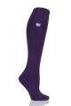 Ladies 1 Pair Heat Holders 1.6 TOG Lite Knee High Socks - Purple