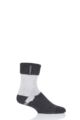 Mens 1 Pair Heat Holders Lounge Lite Socks - Charcoal