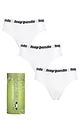 Mens 3 Pack SOCKSHOP Lazy Panda Bamboo Briefs - White