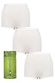 Women's 3 Pair SOCKSHOP Lazy Panda Bamboo Maxi Briefs - White