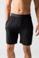 Mens 1 Pack Lazy Panda Bamboo Loungewear Selection Shorts - Black Shorts