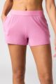 Ladies 1 Pack Lazy Panda Bamboo Loungewear Selection Shorts - Pink