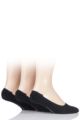 Mens 3 Pair Pringle Black Label Bamboo Loafer Socks - Black