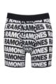 Mens 1 Pack Stance The Ramones Boxer Brief with Wholester - Black