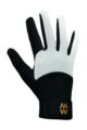 Mens and Women's 1 Pair MacWet Long Mesh Sports Gloves - Black / White