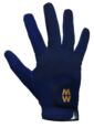 Mens and Ladies 1 Pair MacWet Short Mesh Sports Gloves - Navy