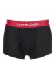 Mens 1 Pair Comfyballs Regular Cotton Boxer Shorts - Black