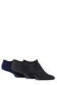 Mens and Women's 3 Pair SOCKSHOP PermaCool Evaporation Cooling Trainer Socks - Black / Navy / Charcoal