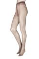 Ladies 1 Pair Miss Naughty Luxury Sheer Crotchless Tights - Up to XXXL - Tan