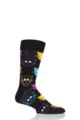 Mens and Ladies 1 Pair Happy Socks Dog and Cat Combed Cotton Socks - Cats