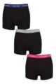 Mens 3 Pack Calvin Klein Cotton Stretch Longer Leg Trunks - Griffin / Wild Flowers