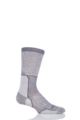 Mens and Ladies 1 Pair Thorlo Outdoor Explorer Walking Socks - Grey Sky