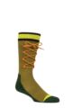 Happy Socks 1 Pair Lace Up Combed Cotton Hiking Socks - Green