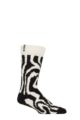 Happy Socks 1 Pair Fluffy Zebra Patterned Socks - Zebra