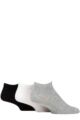 Mens 3 Pair Pringle Plain and Patterned Bamboo Trainer Socks - Assorted Plain