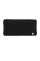 Women's 1 Pack SOCKSHOP Heat Holders Padova Ribbed Headband - Black
