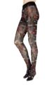 Ladies 1 Pair Trasparenze Platino Floral Knit Opaque Tights - Variante Unica