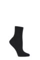 Ladies 1 Pair Beautyfeet by SOCKSHOP Nourishing Heel Pad Socks - Black