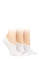 Women's 3 Pair SOCKSHOP Wildfeet Cotton Sports Shoe Liner Socks - White
