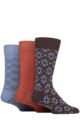 Mens 3 Pair SOCKSHOP Speckled Bamboo Socks - Crisp Winter