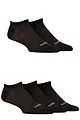 Mens 5 Pair SOCKSHOP Bamboo Mesh Trainer Socks - Black