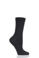 Ladies 1 Pair SOCKSHOP Colour Burst Bamboo Socks with Smooth Toe Seams - Ashes To Ashes
