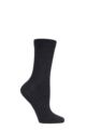 Women's 1 Pair SOCKSHOP Colour Burst Bamboo Socks with Smooth Toe Seams - Ashes To Ashes