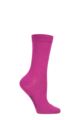 Women's 1 Pair SOCKSHOP Colour Burst Bamboo Socks with Smooth Toe Seams - Kiss From A Rose