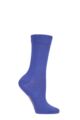 Women's 1 Pair SOCKSHOP Colour Burst Bamboo Socks with Smooth Toe Seams - Purple People Eater