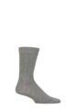 Mens 1 Pair SOCKSHOP Colour Burst Bamboo Socks with Smooth Toe Seams - Fade to Grey