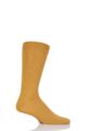 Mens 1 Pair SOCKSHOP Colour Burst Bamboo Socks with Smooth Toe Seams - Mellow Yellow