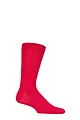 Mens 1 Pair SOCKSHOP Colour Burst Bamboo Socks with Smooth Toe Seams - Redder Than Red