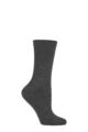 Ladies 1 Pair Lazy Panda Bamboo Socks - Charcoal