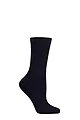 Women's 1 Pair Lazy Panda Colour Burst Leisure Weight Bamboo Socks - Navy