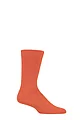 Mens 1 Pair Lazy Panda Colour Burst Leisure Weight Bamboo Socks - Orange