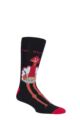 Mens and Women's SOCKSHOP 1 Pair Lazy Panda Bamboo Fun & Novelty Socks - Turkey Dinner