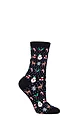 Mens and Women's SOCKSHOP 1 Pair Lazy Panda Bamboo Fun & Novelty Socks - Navy Christmas