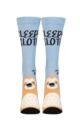 Mens and Women's SOCKSHOP 1 Pair Lazy Panda Bamboo Fun & Novelty Socks - Sleepy Sloth