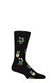 Mens and Women's SOCKSHOP 1 Pair Lazy Panda Bamboo Fun & Novelty Socks - Plant Lover
